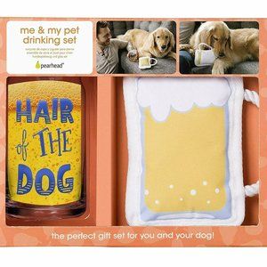 NWT Pearhead Beer “Me and my pet drinking set”